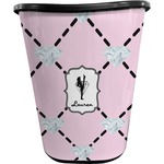 Diamond Dancers Waste Basket - Single Sided (Black) (Personalized)