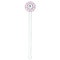 Diamond Dancers White Plastic 7" Stir Stick - Round - Single Stick