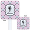 Diamond Dancers White Plastic Stir Stick - Double Sided - Approval