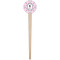 Diamond Dancers Wooden 4" Food Pick - Round - Single Pick