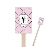 Diamond Dancers Rectangle Wooden Stir Sticks (Personalized)