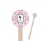 Diamond Dancers Wooden 7.5" Stir Stick - Round - Closeup