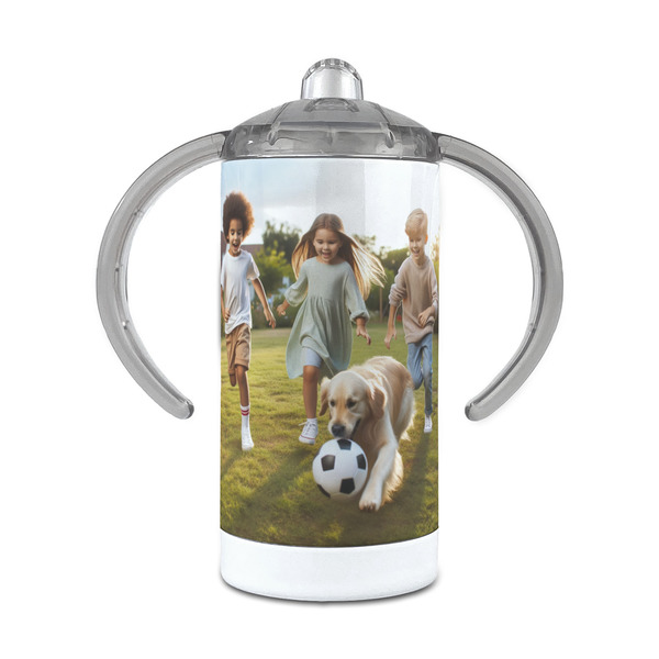 Custom Photo 12 oz Stainless Steel Sippy Cup