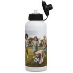 Photo Water Bottles - Aluminum - 20 oz - White