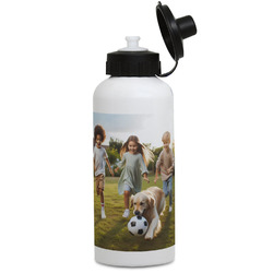 Photo Water Bottles - Aluminum - 20 oz - White