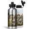 Photo Aluminum Water Bottles - MAIN (white &silver)