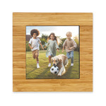 Photo Bamboo Trivet with Ceramic Tile Insert