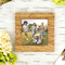 Photo Bamboo Trivet with 6" Tile - LIFESTYLE