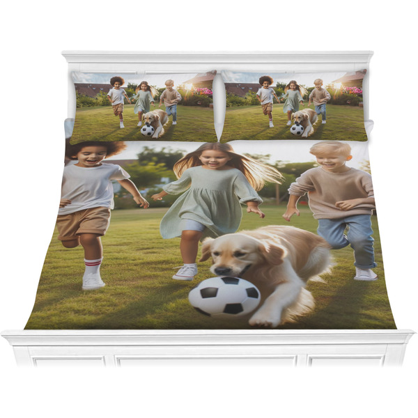 Custom Photo Comforter Set - King