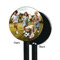 Photo Black Plastic 5.5" Stir Stick - Single Sided - Round - Front & Back