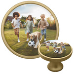 Photo Cabinet Knob - Gold