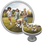 Photo Cabinet Knob - Silver