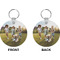 Photo Circle Keychain (Front + Back)