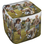 Photo Cube Pouf Ottoman - 13"