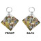 Photo Diamond Keychain (Front + Back)