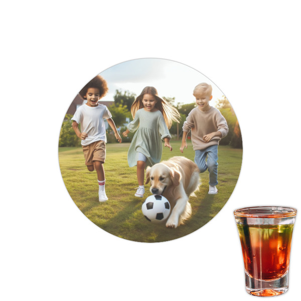 Custom Photo Printed Drink Topper - 1.5"