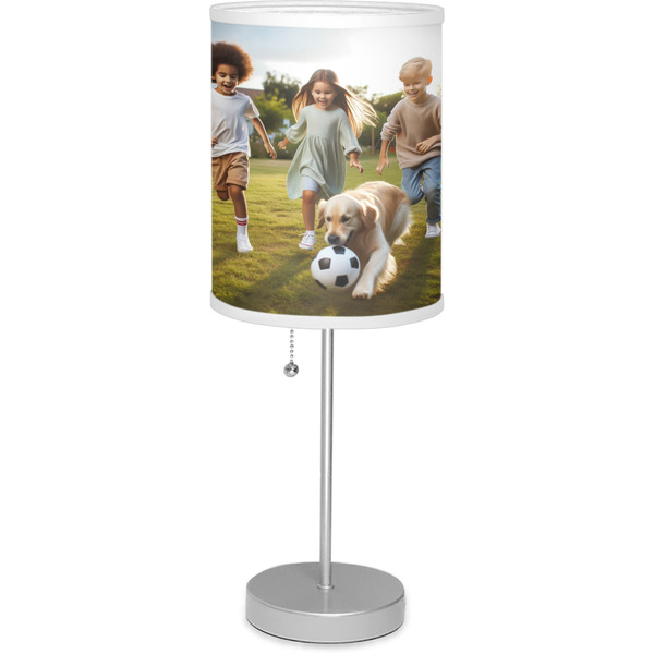 Custom Photo 7" Drum Lamp with Shade Linen