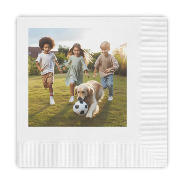 Custom Photo Embossed Decorative Napkins