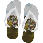 Photo Flip Flops - XSmall