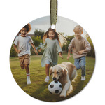 Photo Flat Glass Ornament - Round