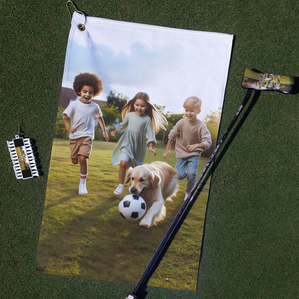 Custom Photo Golf Towel Gift Set