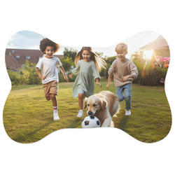 Photo Bone Shaped Dog Food Mat