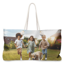 Photo Large Tote Bag with Rope Handles