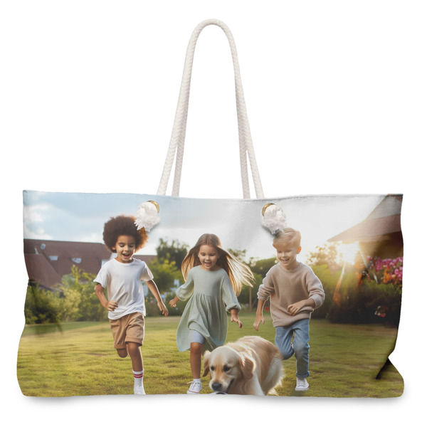 Custom Photo Large Tote Bag with Rope Handles