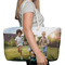 Photo Large Rope Tote Bag - In Context View