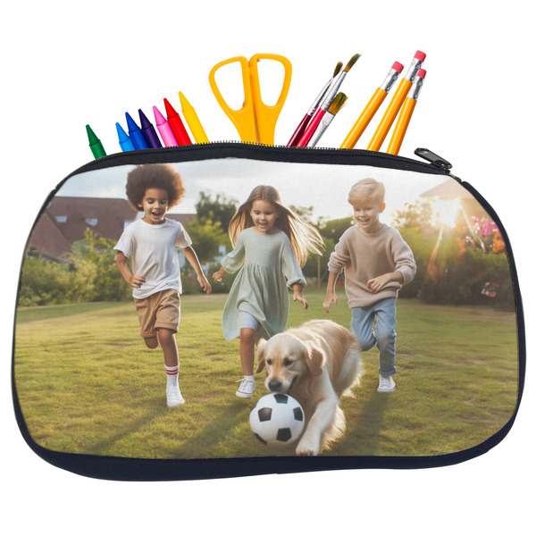 Custom Photo Neoprene Pencil Case - Medium