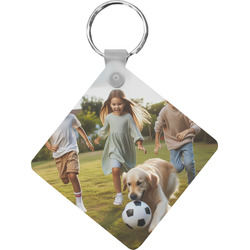 Photo Diamond Plastic Keychain