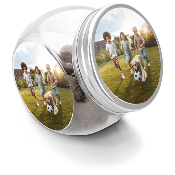 Custom Photo Puppy Treat Jar