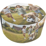 Photo Round Pouf Ottoman