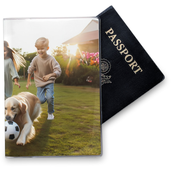 Custom Photo Passport Holder - Vinyl Cover