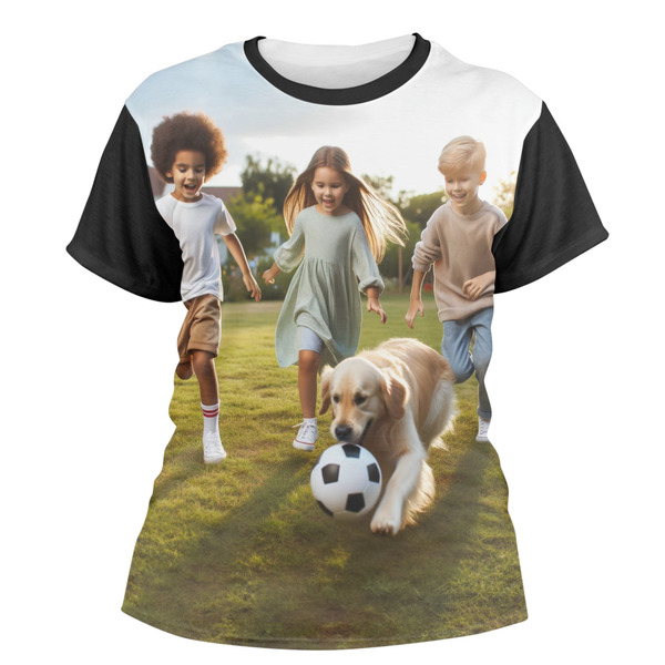 Custom Photo Women's Crew T-Shirt - Small