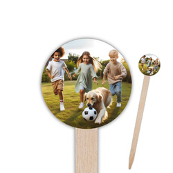 Photo Round Wooden Food Picks