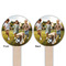 Photo Wooden 6" Food Pick - Round - Double Sided - Front & Back