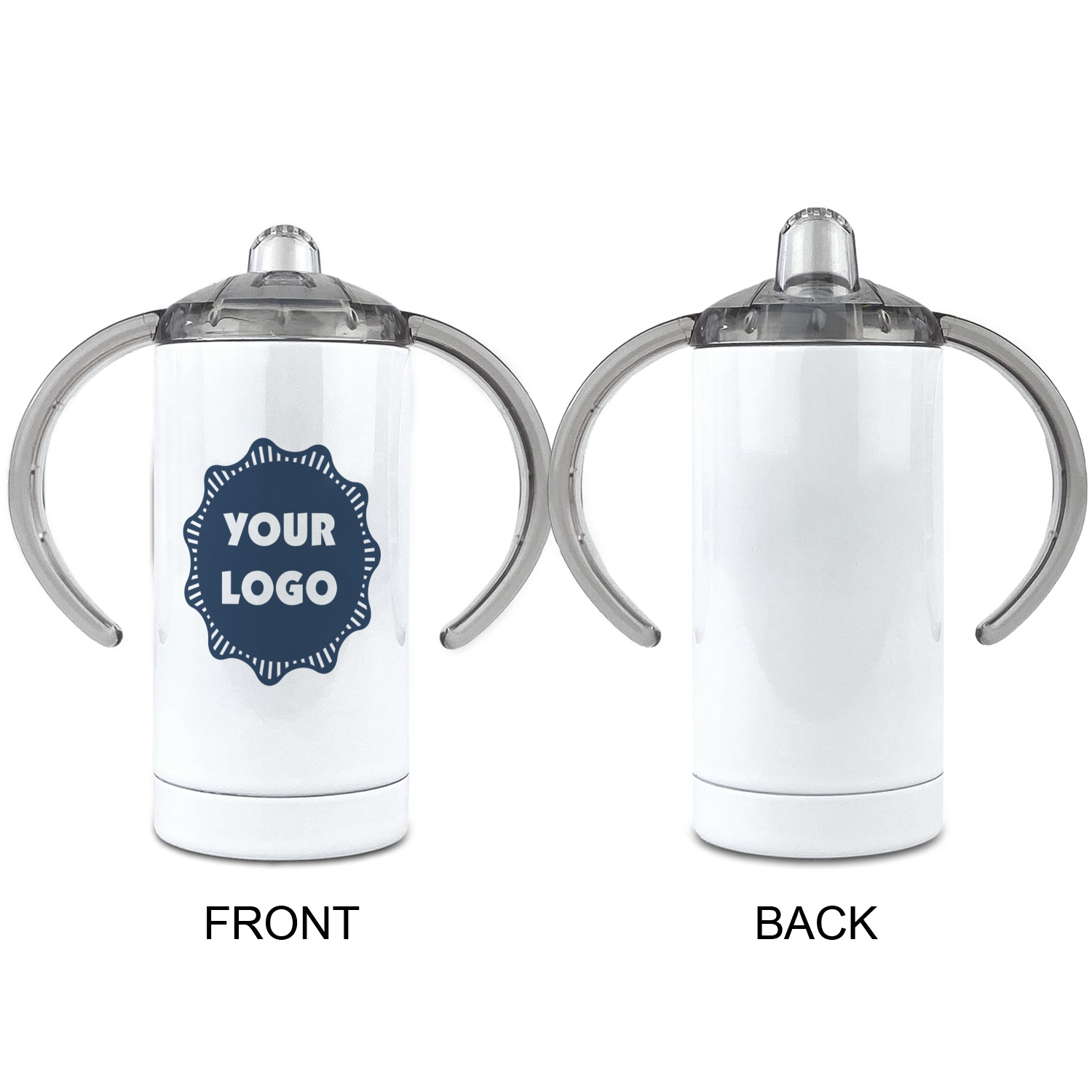 Custom Logo 12 oz Stainless Steel Sippy Cup
