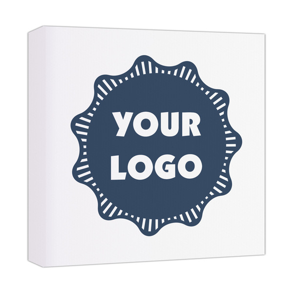 Custom Logo Canvas Print - 12" x 12"