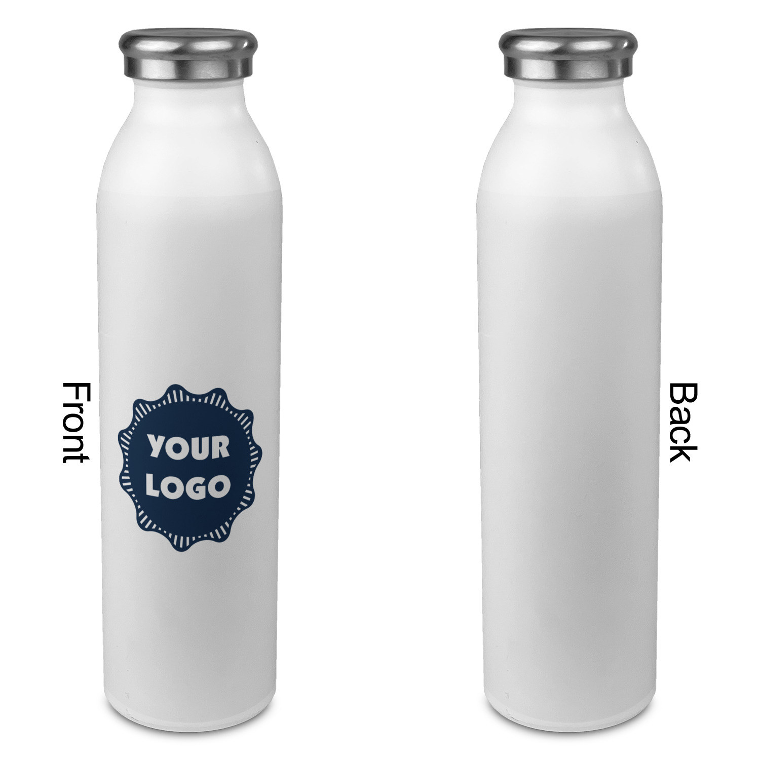 Logo Stainless Steel Water Bottle (20 oz)