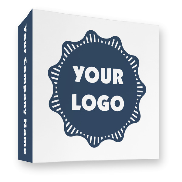 Custom Logo 3-Ring Binder - Full Wrap - 3"