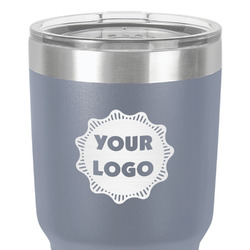 Logo 30 oz Stainless Steel Tumbler - Grey - Double-Sided