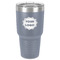 Logo 30 oz Stainless Steel Ringneck Tumbler - Grey - Front