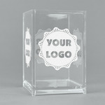 Logo Acrylic Pen Holder