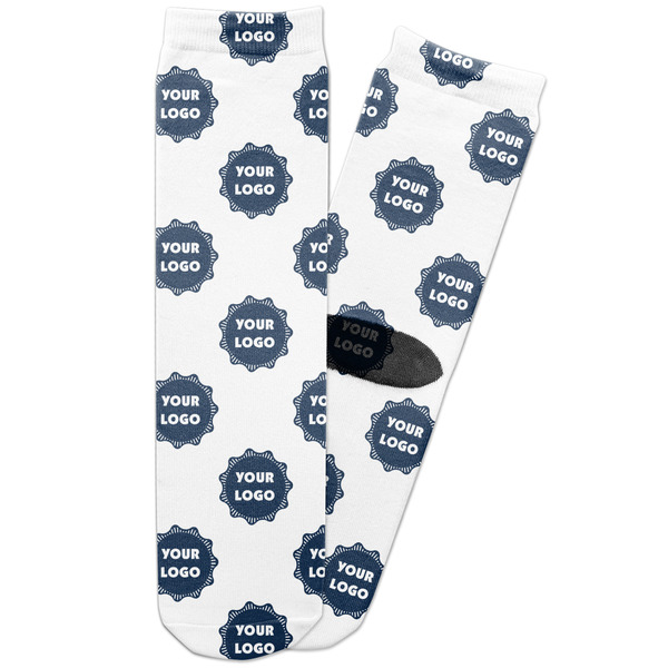 Custom Logo Adult Crew Socks