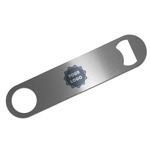 Logo Bar Bottle Opener - Silver