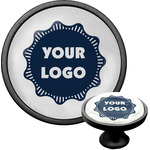 Logo Cabinet Knob - Black