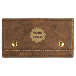 Logo Cards & Dice Set - Rustic Brown