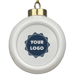 Logo Ceramic Ball Ornament