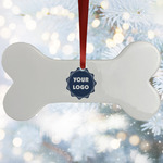 Logo Ceramic Dog Ornament